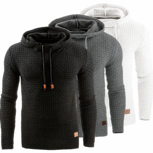 2019 New Autumn Winter Sweater Men Fashion Hooded Mens Sweater Plus Size 5XL Casual Pullover Coat Men Solid Sweat Shirts