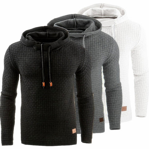 2019 New Autumn Winter Sweater Men Fashion Hooded Mens Sweater Plus Size 5XL Casual Pullover Coat Men Solid Sweat Shirts
