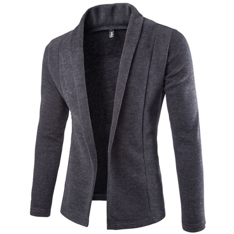 Autumn Winter Knitting Cardigan Men's Casual Long Sleeve Slim Fit Jackets Male Stylish Open Stitch Sweater Coat Outwear