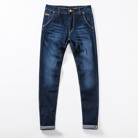 7 Color Men Stretch Skinny Jeans Fashion Casual Slim Fit Denim Trousers Male Gray Black Khaki White Pants Male Brand