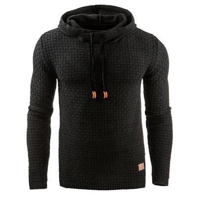 2019 New Autumn Winter Sweater Men Fashion Hooded Mens Sweater Plus Size 5XL Casual Pullover Coat Men Solid Sweat Shirts