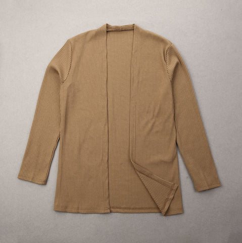 2020 Brand Summer Spring Korean Style Men Slim Fit Knitted Sweater Cardigan Male Long Sleeve Strip Blouse Sweater Plus Size