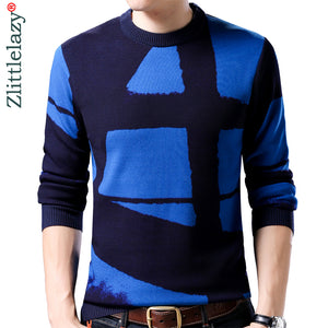 2019 new line pull mens sweaters casual thick male pullover sweater slim fit men blusa masculina clothes jersey sweter man 61189