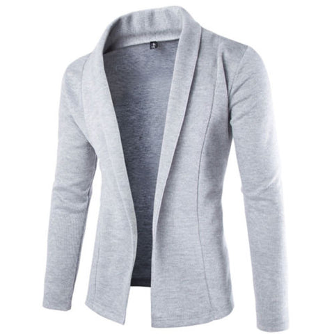 Autumn Winter Knitting Cardigan Men's Casual Long Sleeve Slim Fit Jackets Male Stylish Open Stitch Sweater Coat Outwear